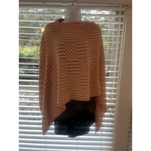 Chico's pink poncho cape.  Food condition, smoke free home. Material is knit